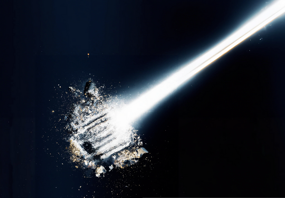 Abstract concept art of optical compute
